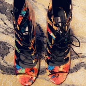Beautiful colorful heels